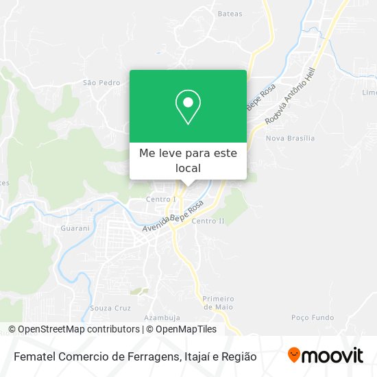 Fematel Comercio de Ferragens mapa