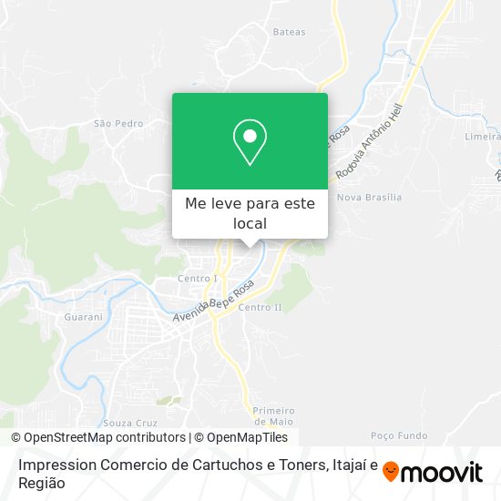 Impression Comercio de Cartuchos e Toners mapa