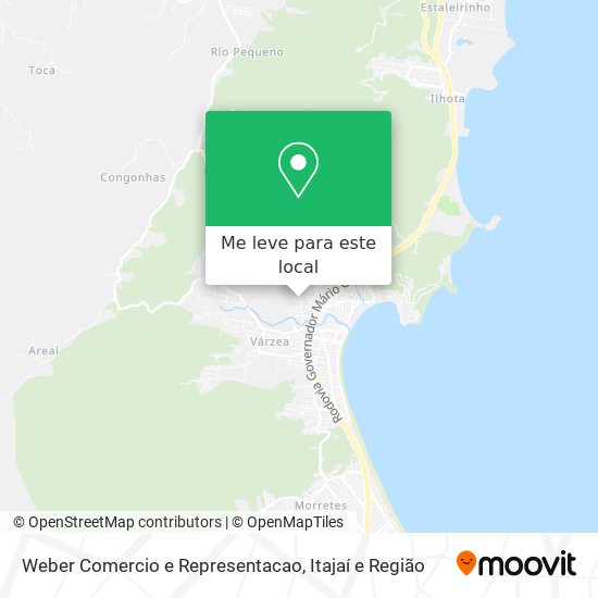 Weber Comercio e Representacao mapa