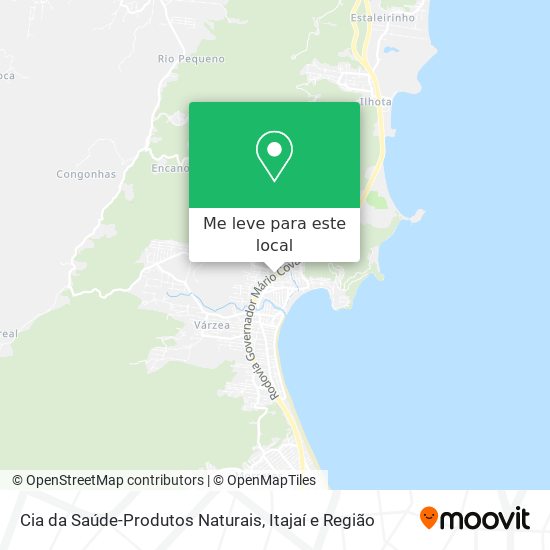 Cia da Saúde-Produtos Naturais mapa