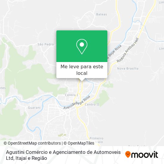 Agustini Comércio e Agenciamento de Automoveis Ltd mapa