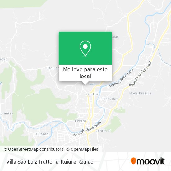 Villa São Luiz Trattoria mapa