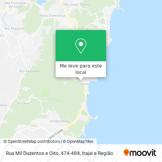 Rua Mil Duzentos e Oito, 474-484 mapa