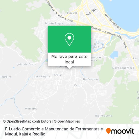 F. Luedo Comercio e Manutencao de Ferramentas e Maqui mapa