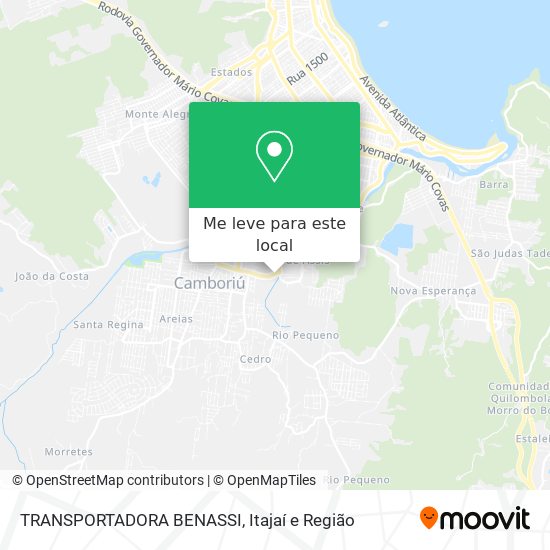 TRANSPORTADORA BENASSI mapa