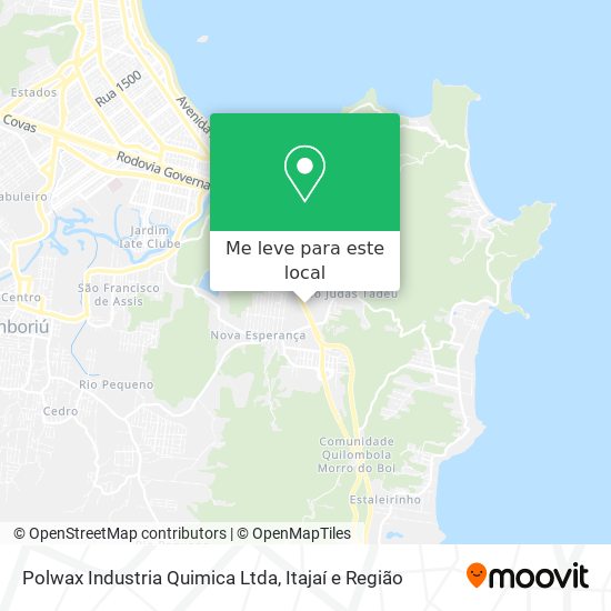 Polwax Industria Quimica Ltda mapa