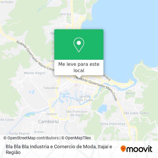 Bla Bla Bla Industria e Comercio de Moda mapa