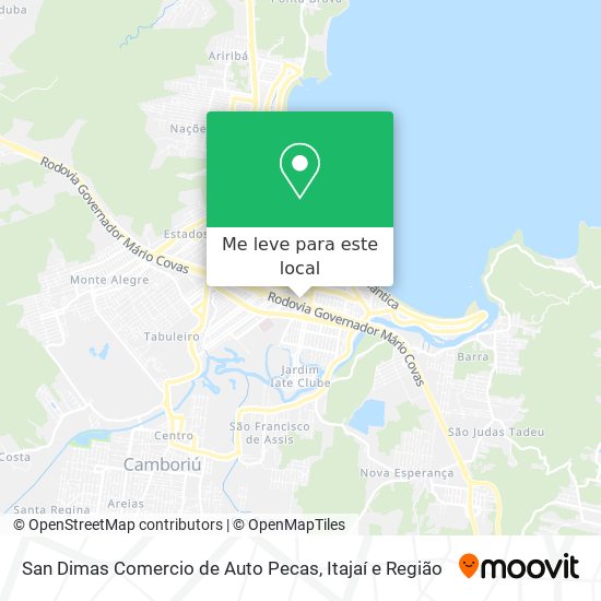 San Dimas Comercio de Auto Pecas mapa