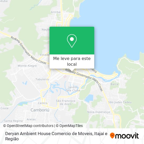 Deryan Ambient House Comercio de Moveis mapa