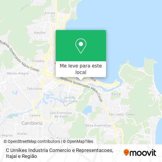 C Urnikes Industria Comercio e Representacoes mapa