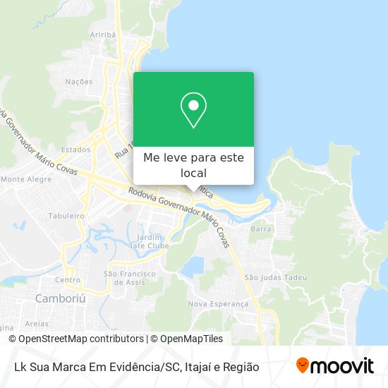 Lk Sua Marca Em Evidência/SC mapa