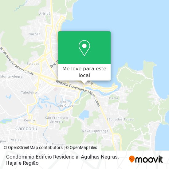 Condominio Edifcio Residencial Agulhas Negras mapa