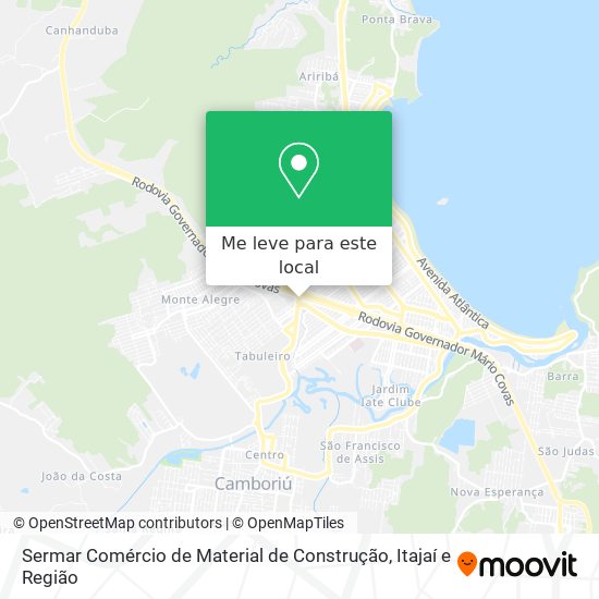 Sermar Comércio de Material de Construção mapa