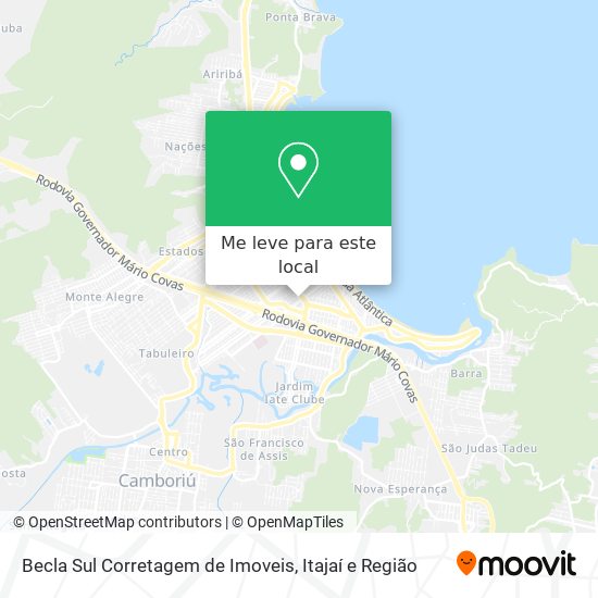 Becla Sul Corretagem de Imoveis mapa