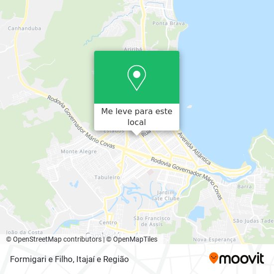 Formigari e Filho mapa