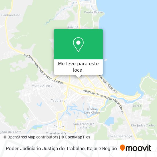 Poder Judiciário Justiça do Trabalho mapa