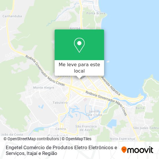 Engetel Comércio de Produtos Eletro Eletrônicos e Serviços mapa