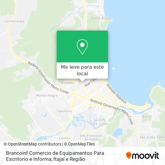 Brancoinf Comercio de Equipamentos Para Escritorio e Informa mapa