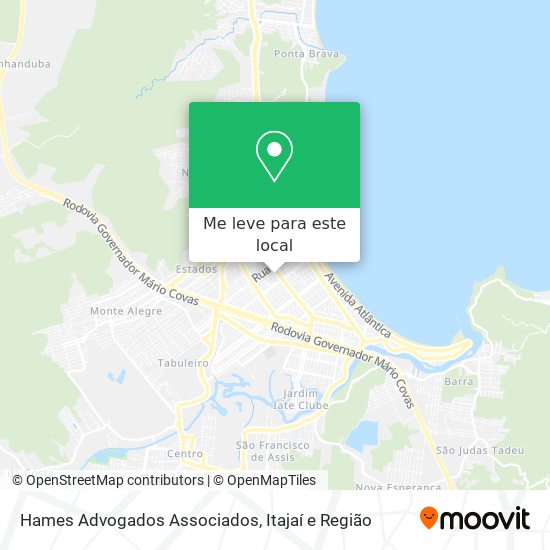 Hames Advogados Associados mapa