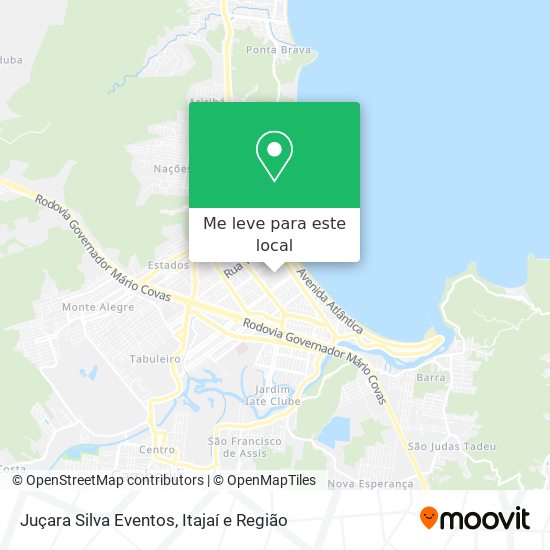 Juçara Silva Eventos mapa