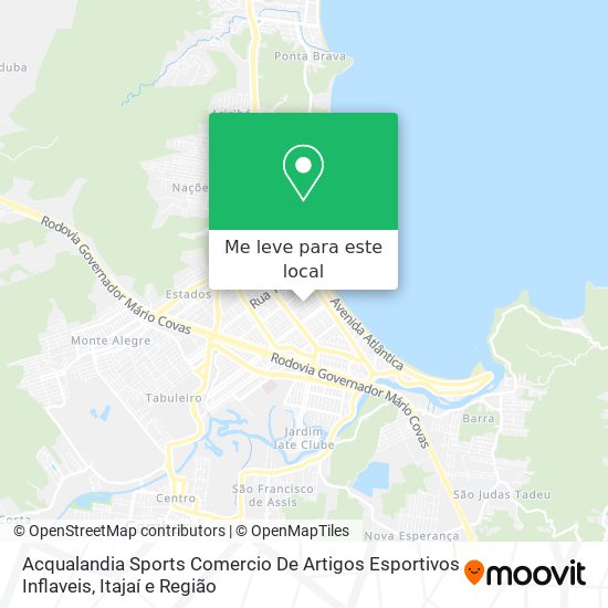 Acqualandia Sports Comercio De Artigos Esportivos Inflaveis mapa