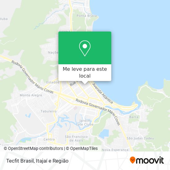 Tecfit Brasil mapa