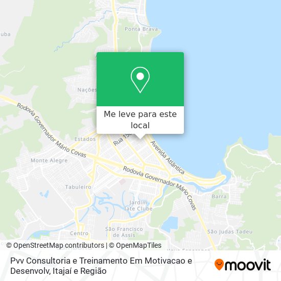 Pvv Consultoria e Treinamento Em Motivacao e Desenvolv mapa