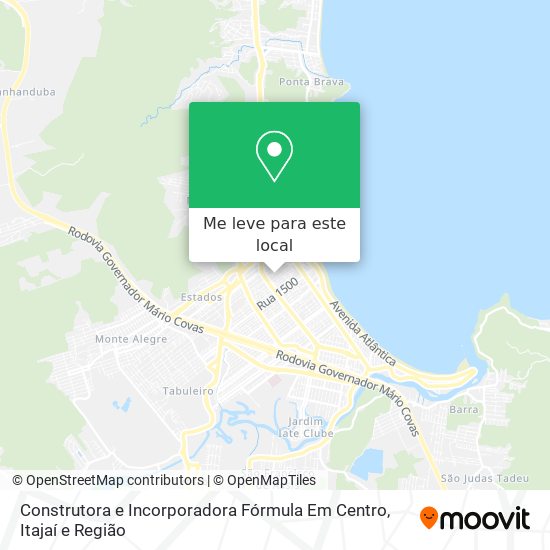 Construtora e Incorporadora Fórmula Em Centro mapa