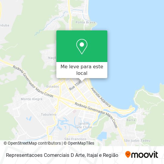 Representacoes Comerciais D Arte mapa