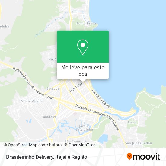 Brasileirinho Delivery mapa