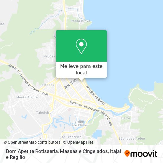 Bom Apetite Rotisseria, Massas e Cingelados mapa