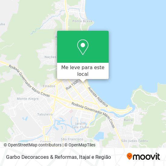 Garbo Decoracoes & Reformas mapa