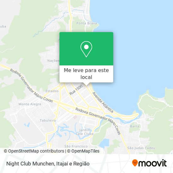 Night Club Munchen mapa