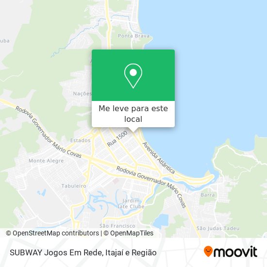 SUBWAY Jogos Em Rede mapa