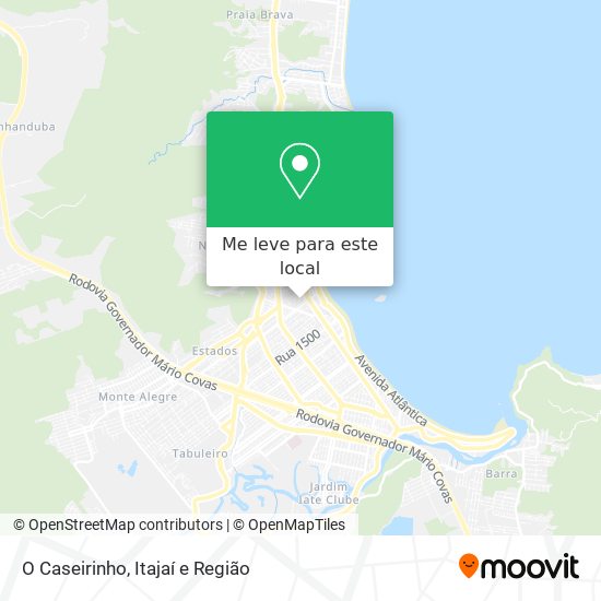 O Caseirinho mapa