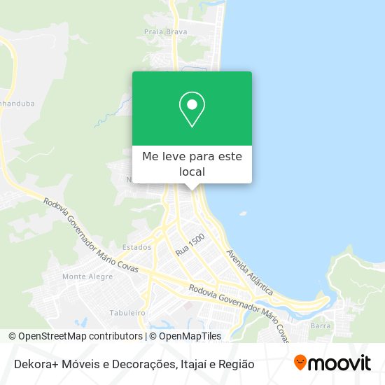 Dekora+ Móveis e Decorações mapa