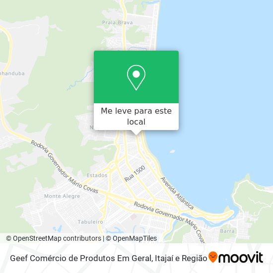 Geef Comércio de Produtos Em Geral mapa