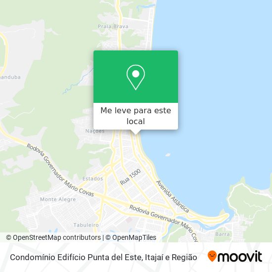 Condomínio Edifício Punta del Este mapa
