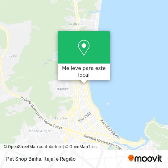 Pet Shop Binha mapa