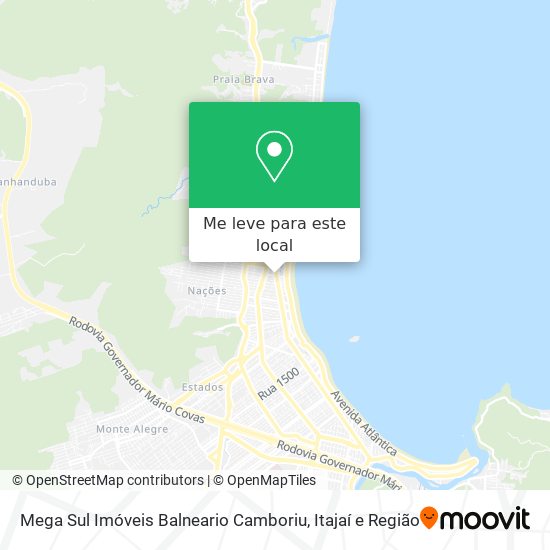 Mega Sul Imóveis Balneario Camboriu mapa