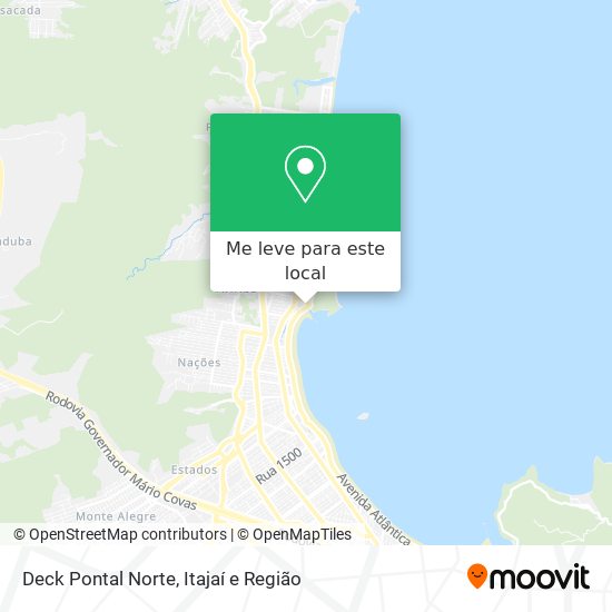 Deck Pontal Norte mapa