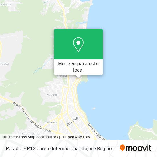 Parador - P12 Jurere Internacional mapa