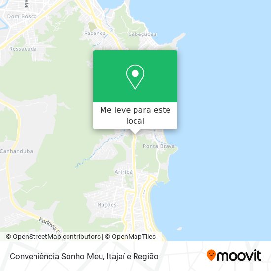 Conveniência Sonho Meu mapa