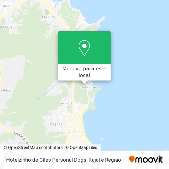 Hotelzinho de Cães Personal Dogs mapa