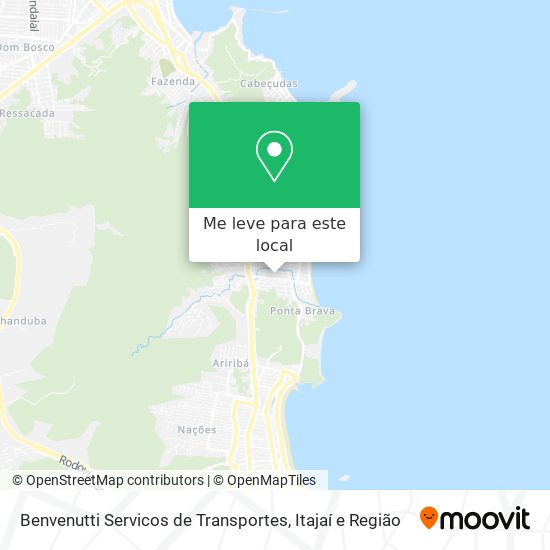 Benvenutti Servicos de Transportes mapa