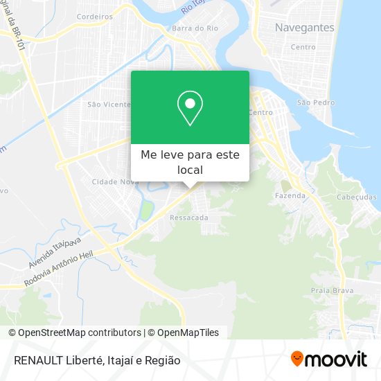 RENAULT Liberté mapa