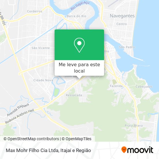 Max Mohr Filho Cia Ltda mapa