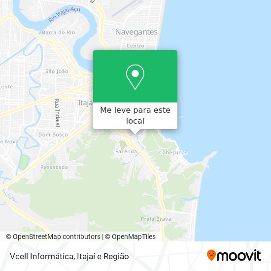 Vcell Informática mapa