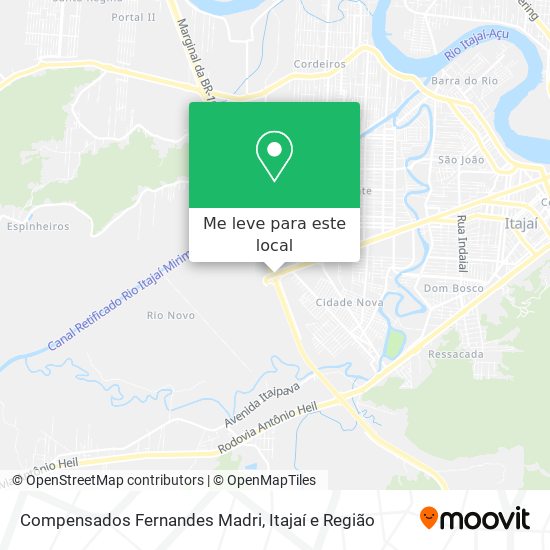 Compensados Fernandes Madri mapa