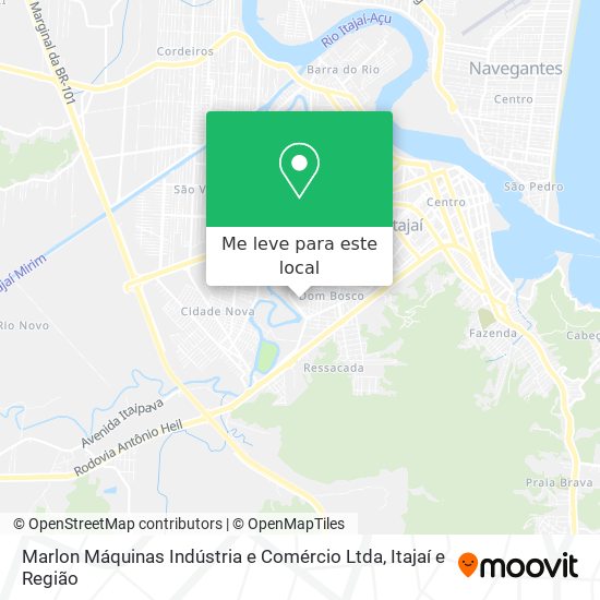 Marlon Máquinas Indústria e Comércio Ltda mapa